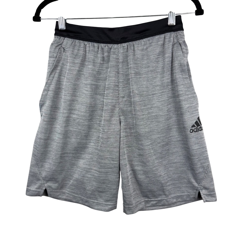 Adidas Training Mens XS Axis Knit 3.0 Shorts‎ Grey HG6559 Active Athletic Gym